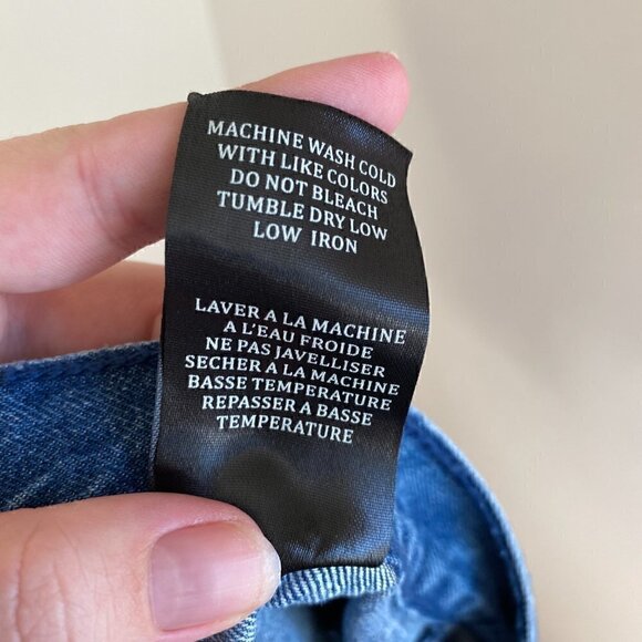 Blank NYC Asymmetrical Keltie Denim Mini Skirt NWT - Picture 10 of 10